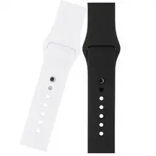 

Soft Silicone Replacement Sport Watchband For Apple Watch Band Series 1/2/3/4 38mm 40mm 42mm 44mm Strap iWatch Bands