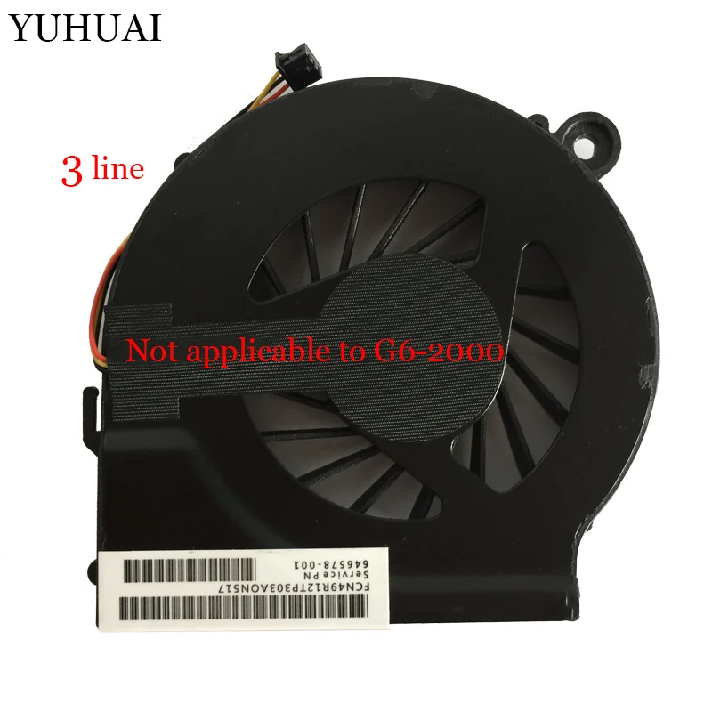 

New OEM CPU Fan for HP Pavilion G7 G6 G4 G4t G6t G7t 646578-001 724870-001 KIPO / DC5V 0.5A 3pins Comes