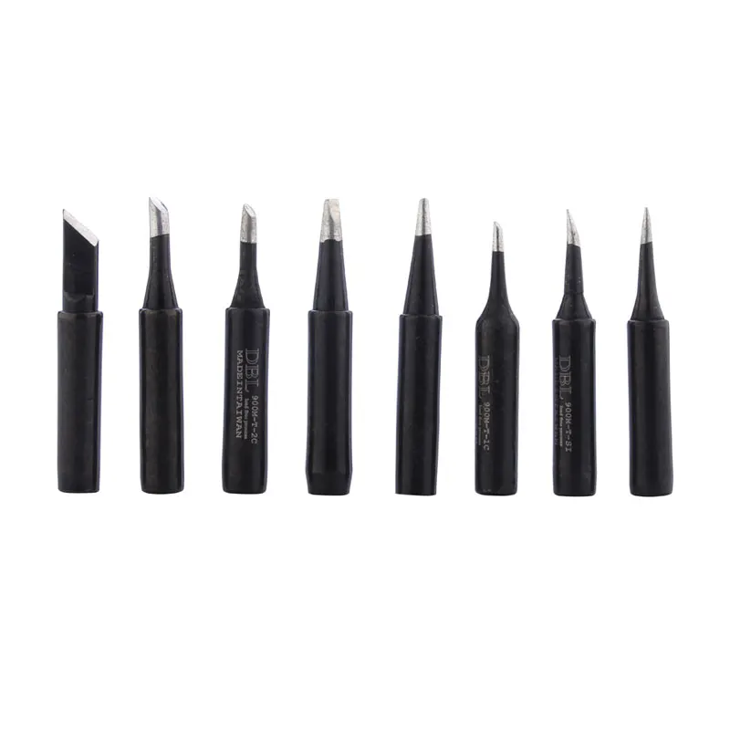 

8pcs/lot Solder Soldering Iron Tips 900M-T-K 900M-T-I 900M-T-B For 936 Soldering Station