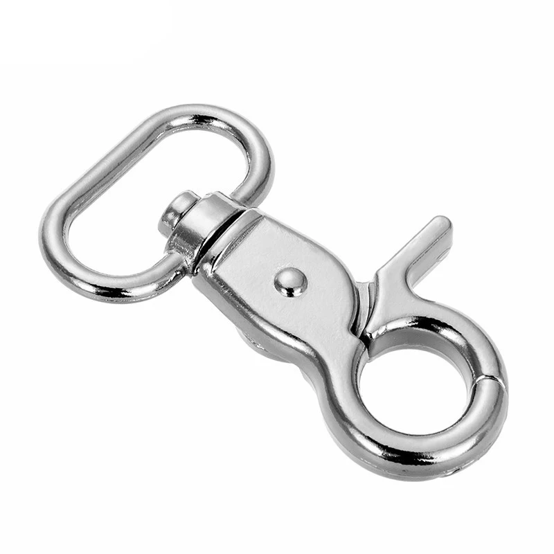 20 unids/set broche de langosta llavero accesorios de joyería llavero de aleación broche de presión llaveros giratorios llaveros de Metal