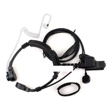 Гибкий палец PTT горло Mic Тайное Акустическая трубка Динамик/гарнитура для Motorola радио HT1000 MTS2000 XTS5000 XTS2500 XTS3000