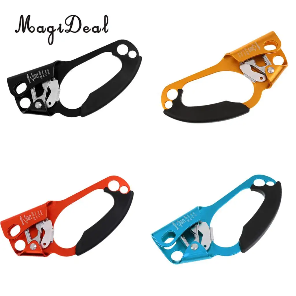MagiDeal Professional Tree Rock Climbing Hand Ascender Riser 8-13mm Rope Clamp Equipment  for Rescue Caving Engineering Supplies