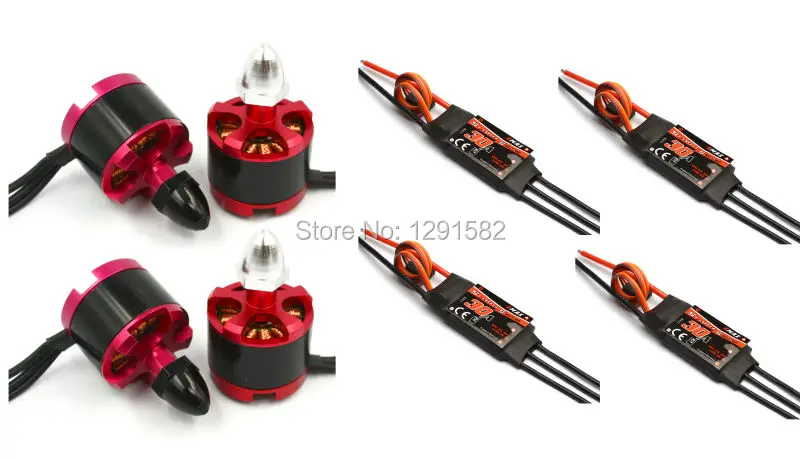 EMAX 30A SimonK Firmware Brushless ESC + 2212 920KV Brushless Motor + 1045 Prop For DJI Phantom F330 F450 F550 X525 Multirotor