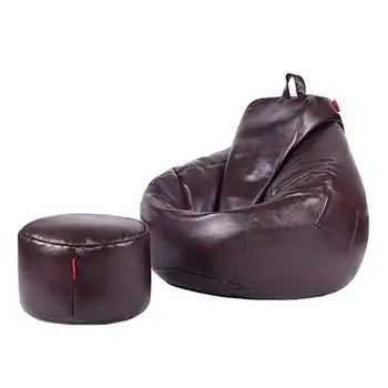 Chpermore PU Leather Bean Bag lazy sofa Comfortable Living room leisure Bean bag sofa tatami Multifunction chair Stools Ottoman