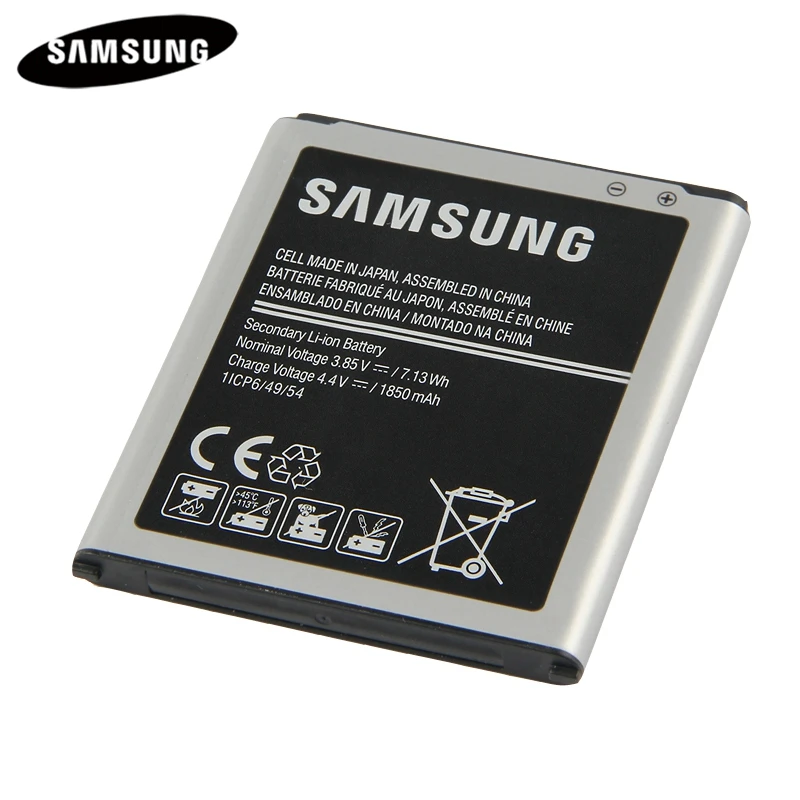 100% Оригинальный аккумулятор EB BJ100CBE BJ100BBE для Samsung Galaxy J1 j100 J100F J100D J100H J100FN J100M NFC 1850