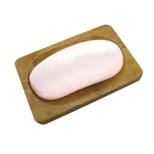 Деревянная натуральная бамбуковая мыльница, деревянная мыльница для мыла, держатель для хранения, мыльница кожух планки ролла, контейнер для ванной, душевая пластина, ванная комната L3