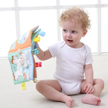 

Baby Cloth Book Kids Children Toddler Soft Fabric Cloth Quiet Books Early Educational Learning Resource Development Books