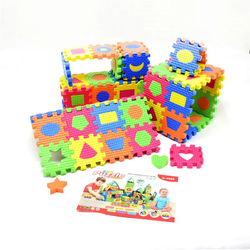 3D Diy Пазлы из ЭВА детские игрушки детские коврики-головоломки 55*55 мм или 90 мм* 90 см Ковер Дети Образование пена обучающая форма игрушка