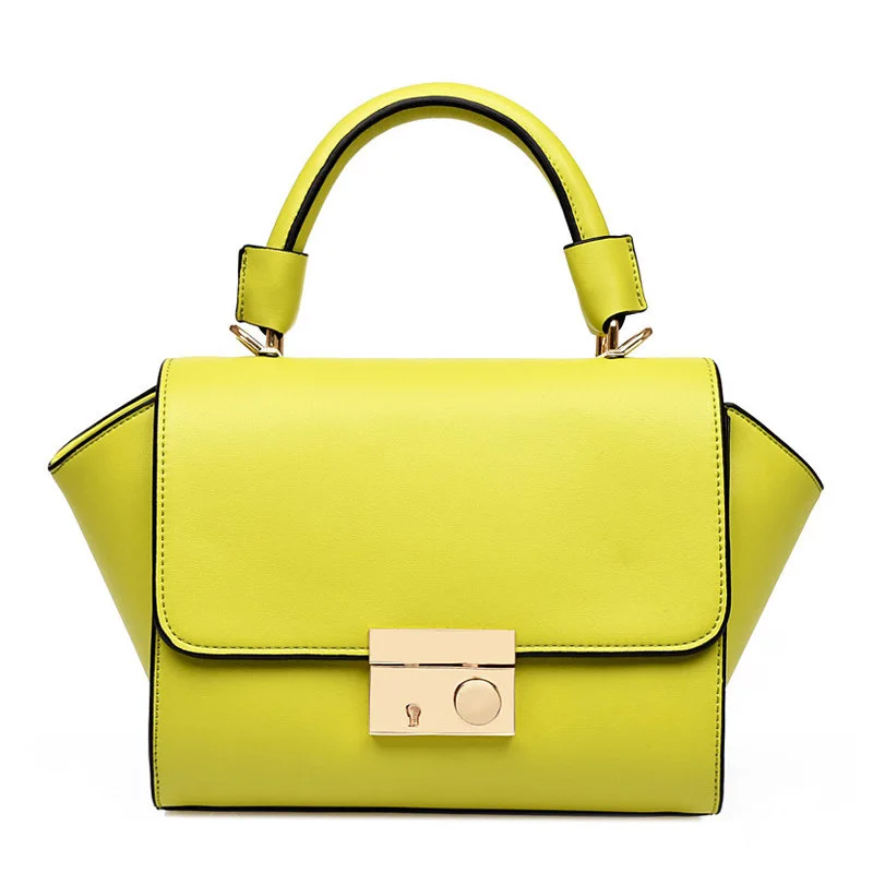 Korean Style Fashion Ladies font b Handbag b font Simple Flap Lock Ladylike Small Bag Women