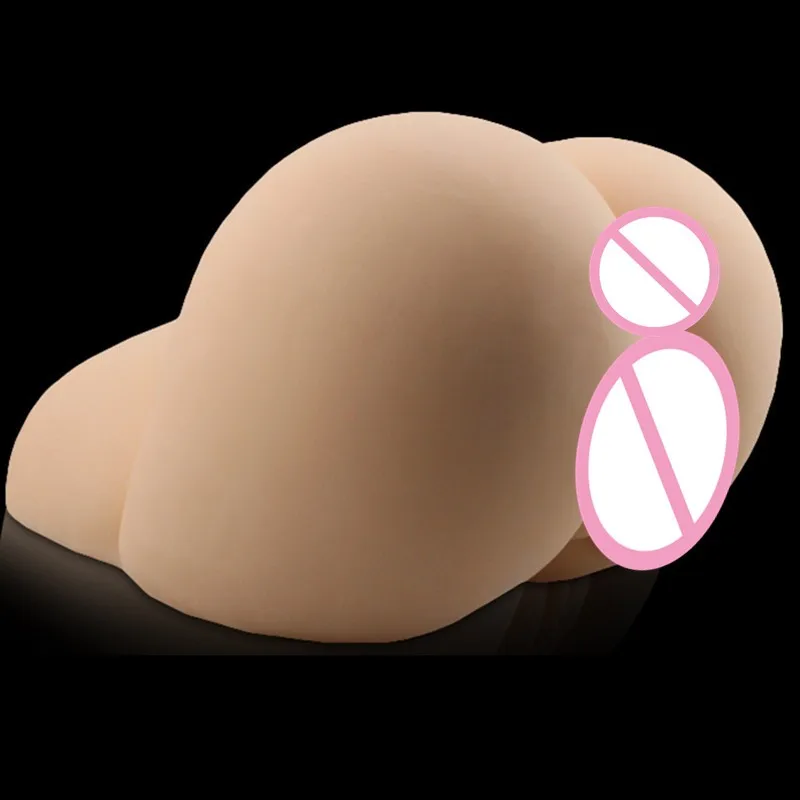 Sex Dolls 26*21*16cm 3.5kg Realistic Solid Big Ass & Vagina, Full Silicone Sex Doll,Pussy Anal Masturbator Toy for Men D4-1-8 2