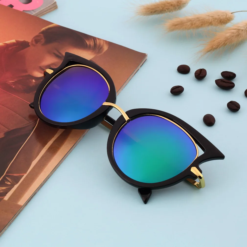 2018 New Fashion Brand Designer Cat Eye Women Sunglasses Female Gradient Points Sun Glasses Holiday Gift Oculos feminino de sol