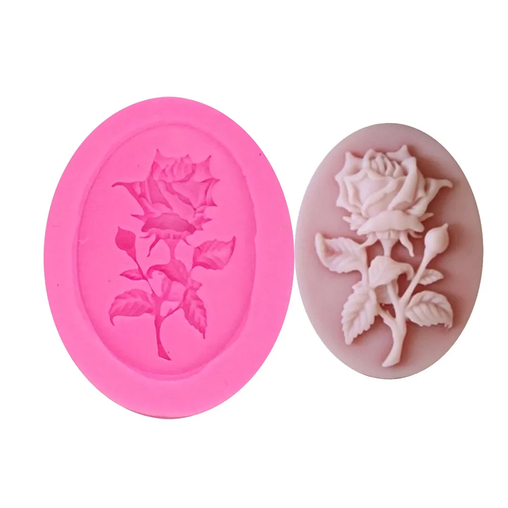 

1Pcs DIY Rose Flower Silicone Mold Sugarcraft Fondant Chocolate Molds Cake Mould Soap Moulds Cake Decorating Tools Drop shipping