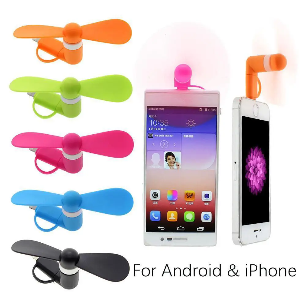 bilder für 10 Teile/los Mini 2 in 1 Tragbare Micro USB Fan Für iPhone 5 6 7 Samsung S7 S8 HTC Android OTG Smartphones Handy Kühlung Fan bilder für 10 Teile/los Mini 2 in 1 Tragbare Micro USB Fan Für iPhone 5 6 7 Samsung S7 S8 HTC Android OTG Smartphones Handy Kühlung Fan