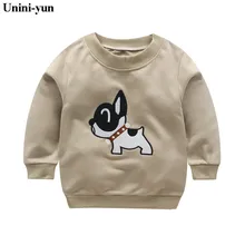 Новинка года; собачий пуловер для мальчиков детская футболка для девочек Детский свитер футболка для малышей весенние хлопковые футболки с длинными рукавами; Повседневная Толстовка для малышей