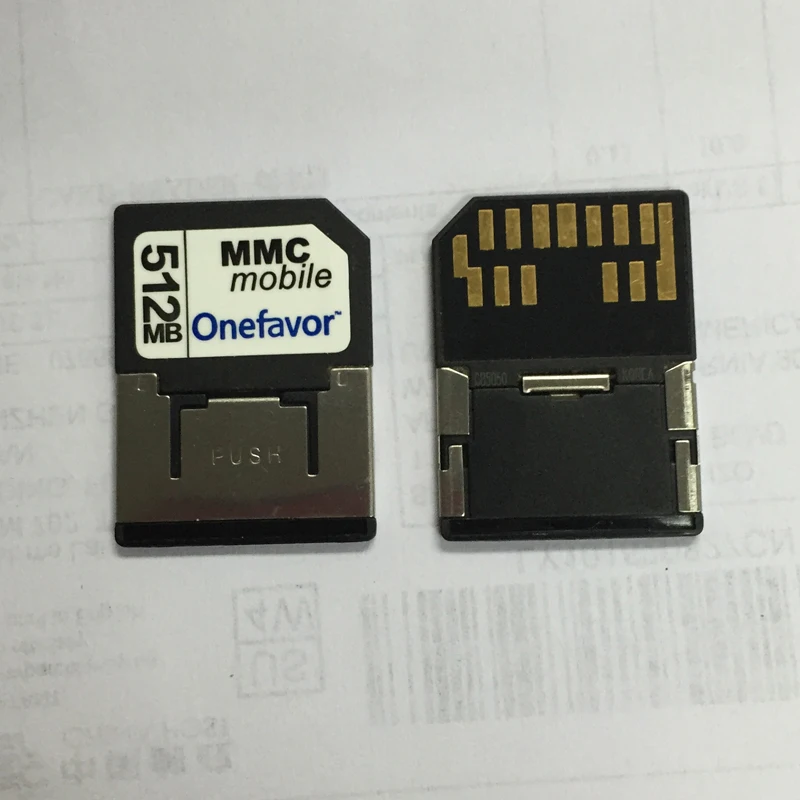 128MB 256MB 512MB 1GB MMC Мобильная карта с двойным напряжением 13pin RS-MMC карта для старого мобильного телефона