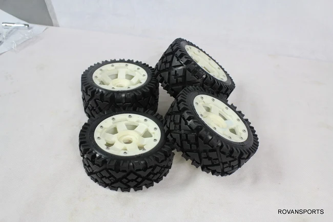 baja full terrain tyre sets with high strength nylon hub 85144