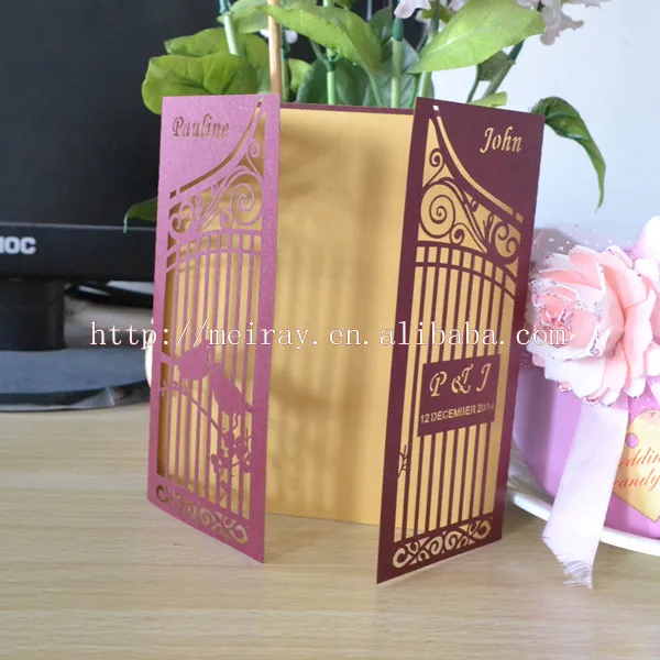 Birdcage Wedding Invitation Cards Birdcage Wedding Favor Bird Wedding Card Card Card Card Invitationcard Wedding Aliexpress