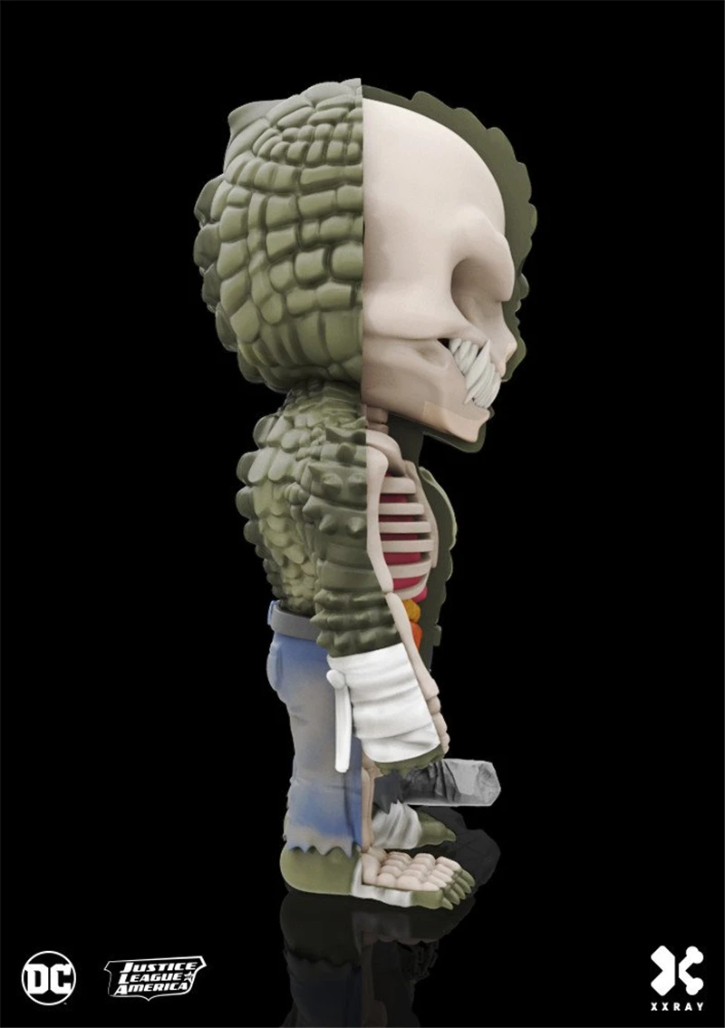 Убийца Croc 4D XXRAY master Mighty Jaxx Jason Freeny анатомическое мультяшное украшение|Медицинская