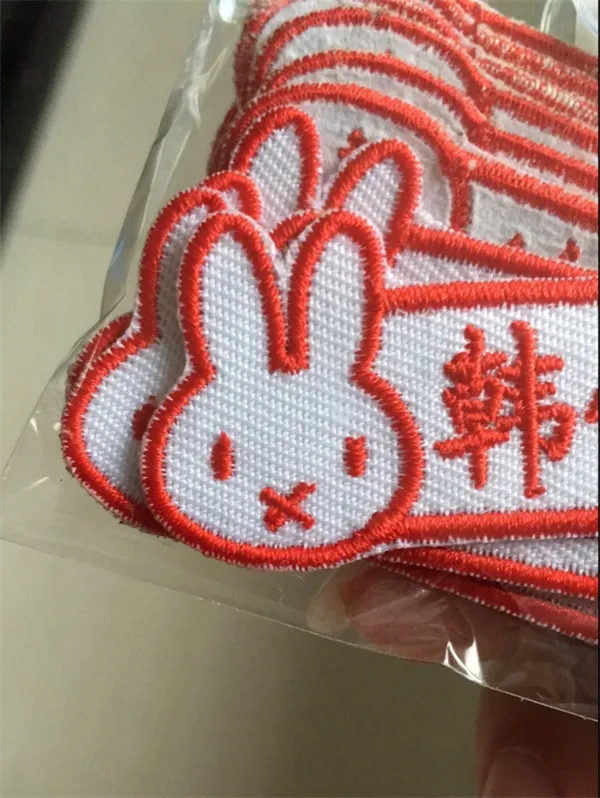 Customized Kids Name stickers Embroidery Iron Sewn on cloth patches - Buyers show 3
