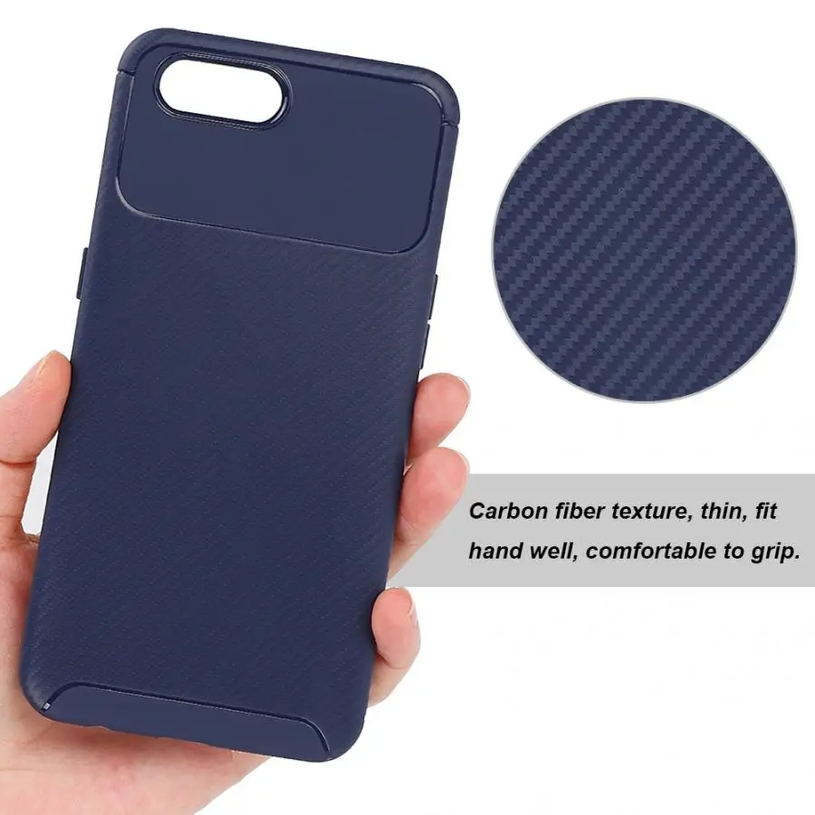 Slim Frosted Anti-fall Solid Color Mobile Phone Protection Case Cover Fits for OPPO A5 cellphone case cover