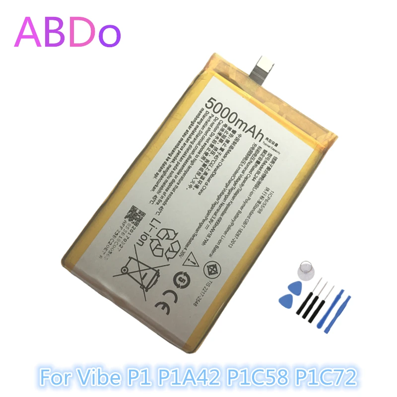 Аккумулятор BL244 для телефона Lenovo Vibe P1 P1A42 P1C58 P1C72 5000 мАч сменные батареи качество AAA