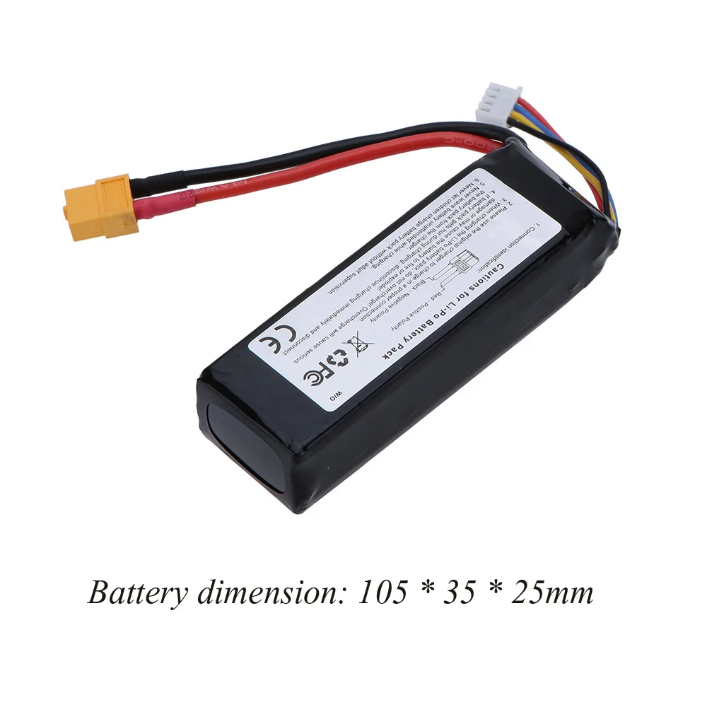 1 2 шт. Lipo батарея 11,1 В 2200 мАч 3S XT60 разъем для Walkera Runner 250 250-Z-26 вертолет Квадрокоптер с дистанционным управлением Дрон