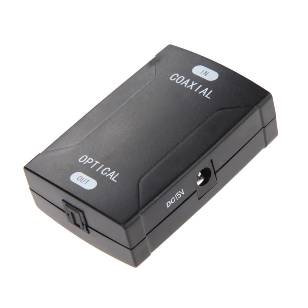 1Pcs Coax Coaxial RCA To Optical Toslink Spdif Digital