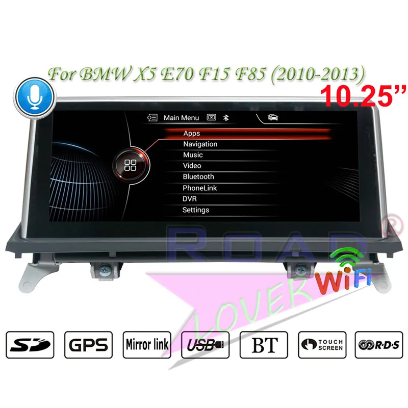 Roadlover Android 7,1 штатную MP3 для BMW X5 E70 F15 F85 X6 E71 F16 F86 (2010 2011 2012 2013) стерео gps Navi 2Din NO DVD