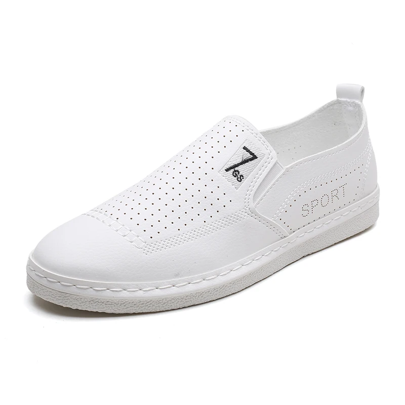

Men Canvas Shoes 2019 Fashion Solid Color Men Vulcanized Shoes Lace-up White Casual Shoes Men Sneakers 6J1871