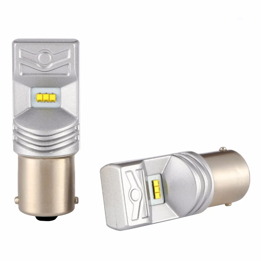 2 шт. суперяркие чипы Philips! 80 Вт 1156 382 P21W белый CANBUS без ERRORLED автомобильная лампа для