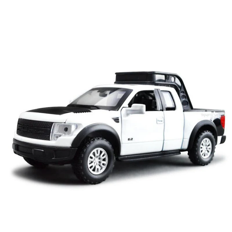 Детские игрушки 1/32 моделирование Ford 150 Raptor пикап сплава литья под давлением