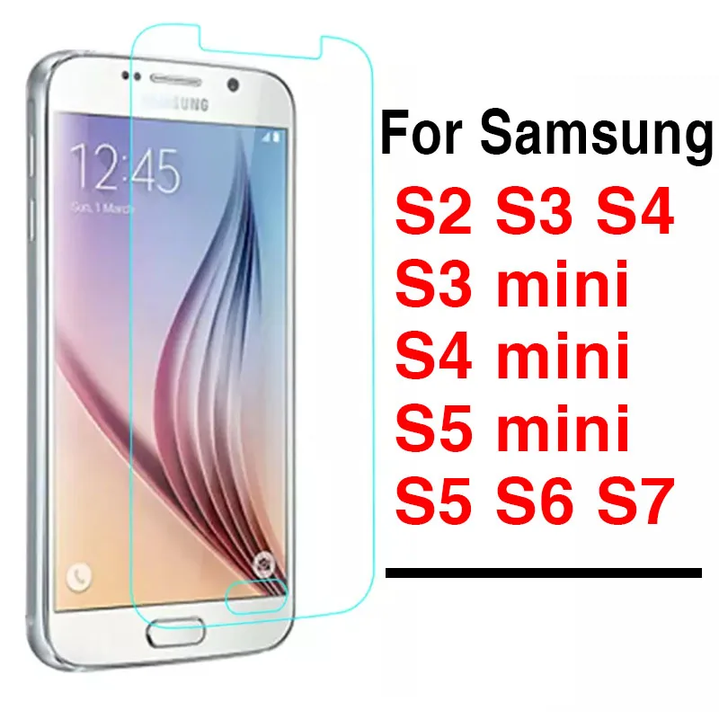 Для Samsung Galaxy S4 Mini стекло для S3 S5 S6 S7 S2 Закаленное Защитная пленка|glass screen|tempered glass