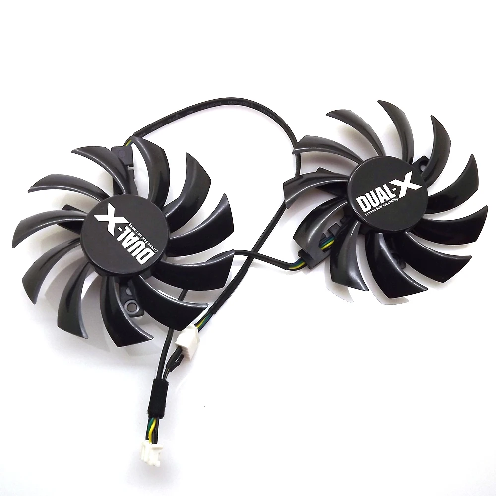 Бесплатная доставка 2 шт./лот FD7010H12S 75 мм для Sapphire HD6930 HD7850 HD6950 R9 270 R7 260X охлаждающий