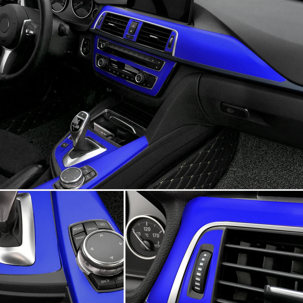 Внутренняя центральная консоль управления, панель выхода из углеродного волокна, защитная пленка, наклейка, автомобильный Стайлинг для BMW F30 F35, аксессуары