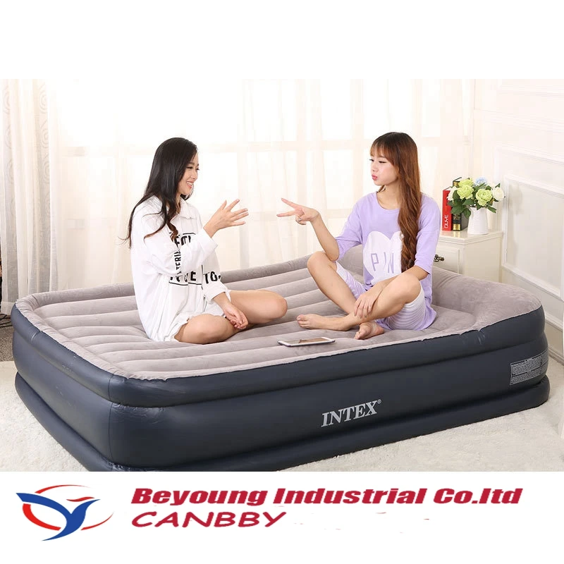 Air Mattress with Built-in Electric Pump and Pillow Queen Size 