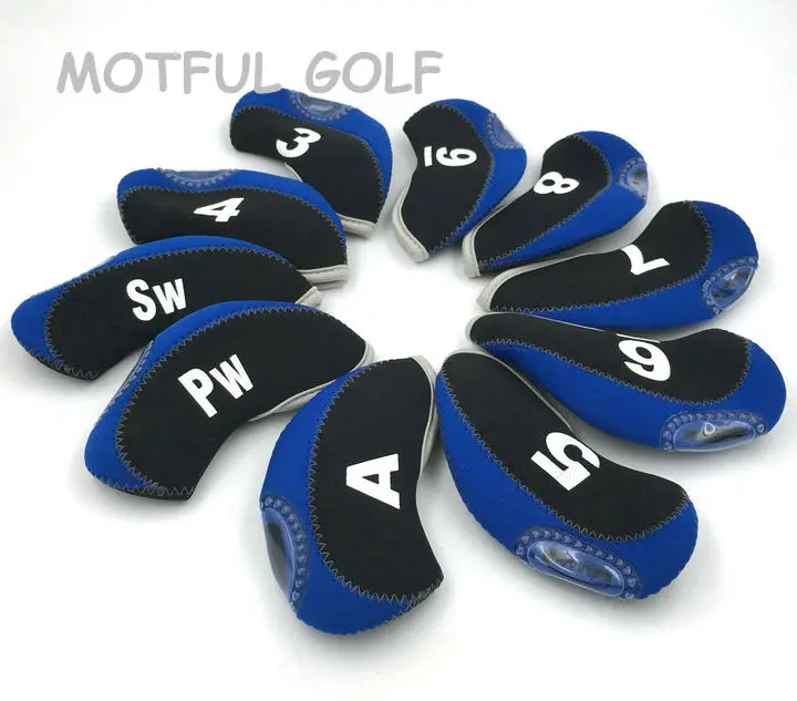 Buy Neoprene Golf Iron Headcover irons set two tones