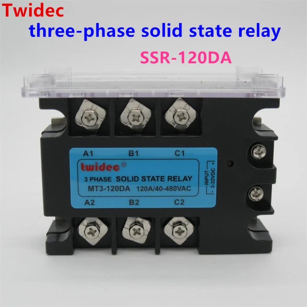 Высокое качество трехфазное твердотельное реле SSR-25DA реле 3-32VDC до 30-480V AC SR реле твердотельное трехфазное dc В ac Rele