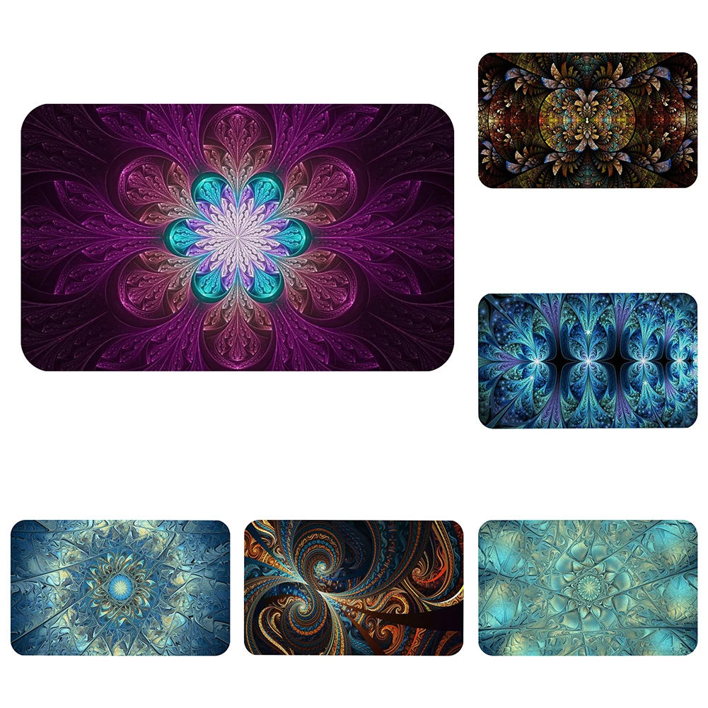 

Magic Fibonacci Geometry Doormat Bath Kitchen Carpet Decorative Anti-Slip Mats Room Car Floor Bar Rugs Door Home Decor Gift