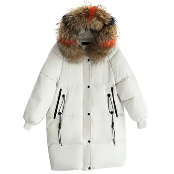 

plus size 3XL Winter Wadded Jacket Women Thick Warm Hooded Long Cotton-padded Jacket Parka Ladies Winter Coat