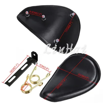 

Motorcycle Leather Seat Solo Gold Spring Bracket Fits For Harley Sportster Chopper Custom