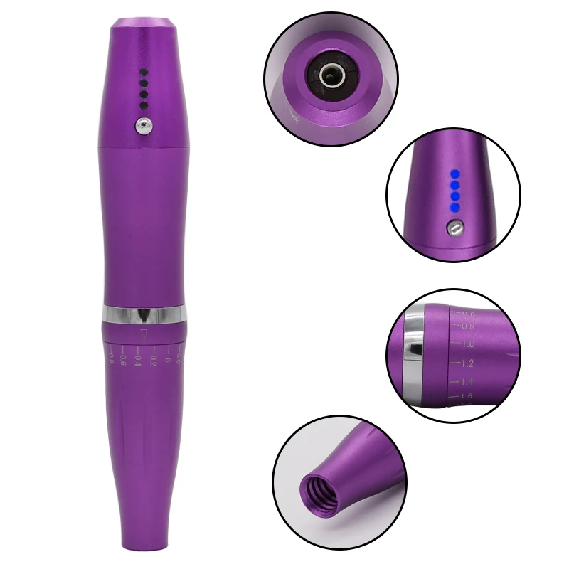 

Hot Sale Permanent Makeup Machine Pen Kits Tattoo Power Supply For Tattoo Eyebrow Lip Tattoo Gun