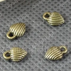 

200pcs/lot Zinc alloy bead Antique Bronze Plated Charms Pendants Fit Jewelry necklace Findings Making 10*7MM heart Shape JHA2154