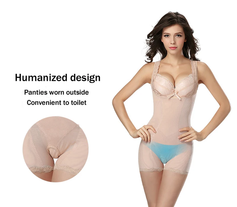 Fajas Modeladoras Reductoras Mujer, модный корректирующий корсет для тела, нижнее белье для тренировок, Кружевное боди с открытым сиденьем, женский пояс, Новинка