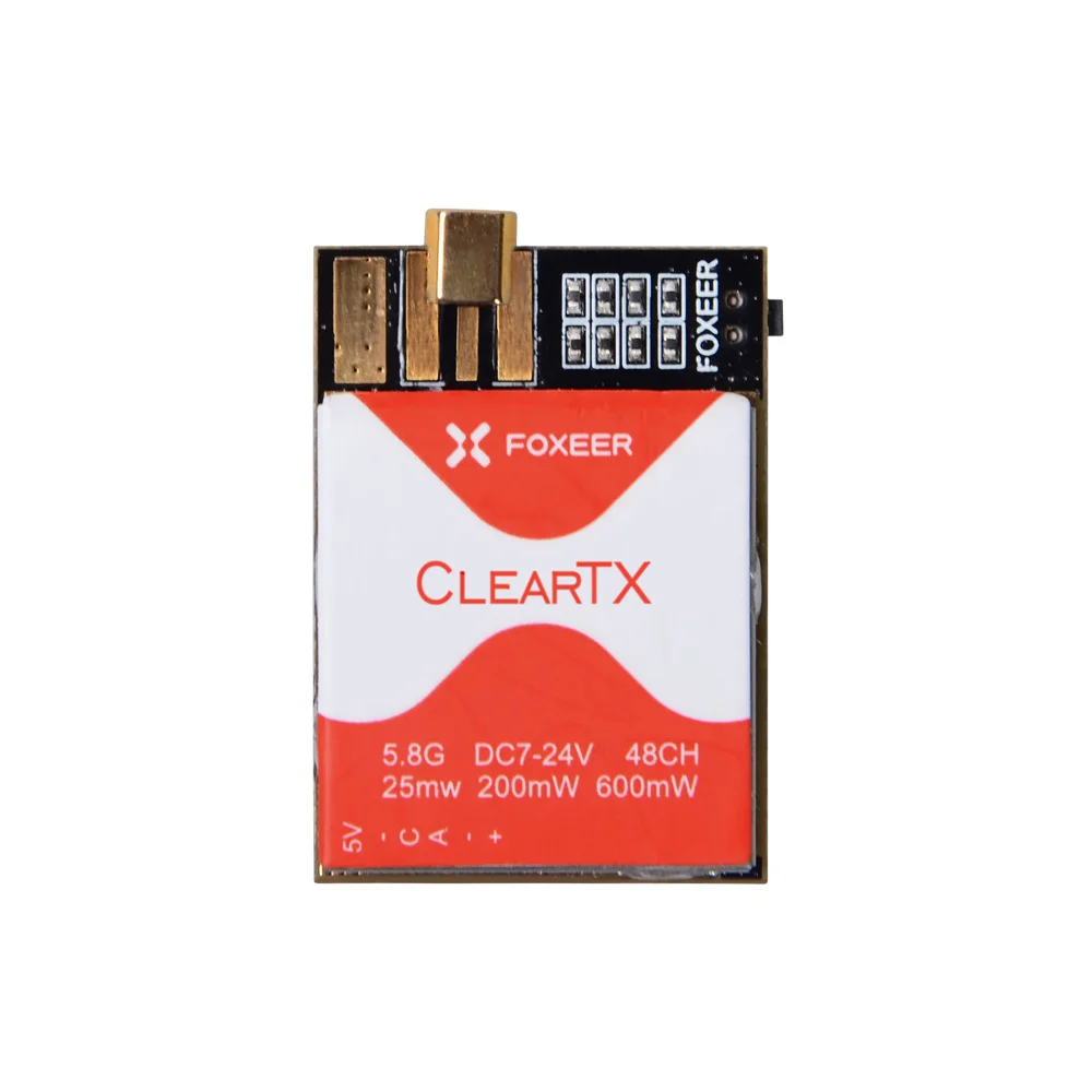 

F-Cloud Foxe Er Clear Tx Chart Transmits 5.8g 48ch 25 / 200 / 600 MW Adjustable Emission Pit Mode