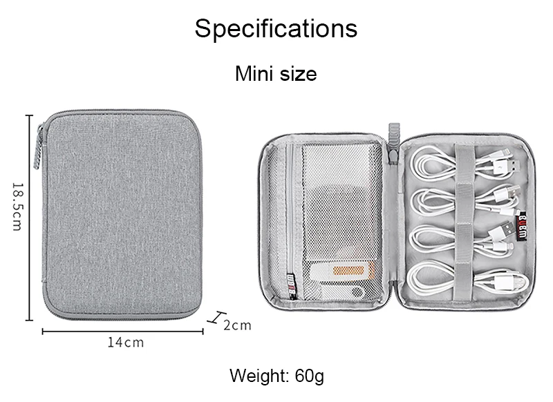 BUBM органайзер для электроники, дорожный кабель, шнур, сумка, аксессуары, гаджет, коробка для хранения, для различных USB, телефонов, зарядных устройств и кабелей