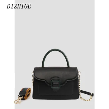 

2019New leather bag for women fashionable lady hand crossbody bag OL original messenger bag double compartments practical