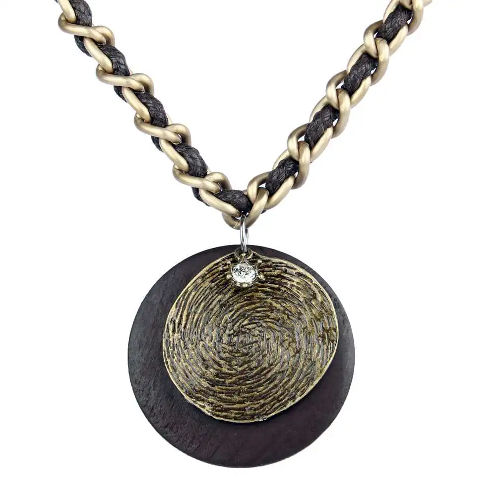 

New Long Necklace vintage woman Necklaces jewelry statement necklaces pendants wooden pendant collares mujer choker necklace