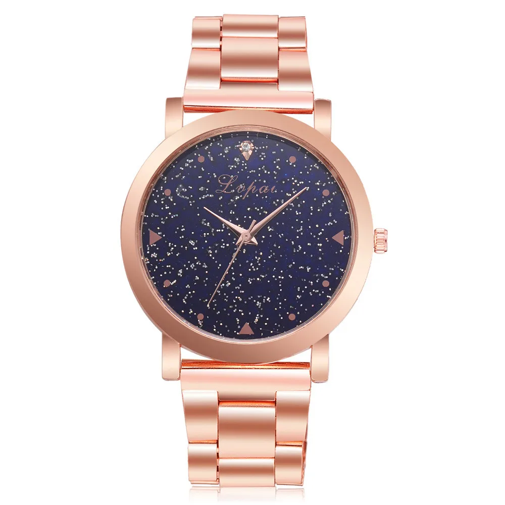 

Lvpai Gold Stainless Steel Women Watches Casual Top Brand Luxury Clock Ladies Watch Wrist Watch relogio masculino Rose Gold OC08