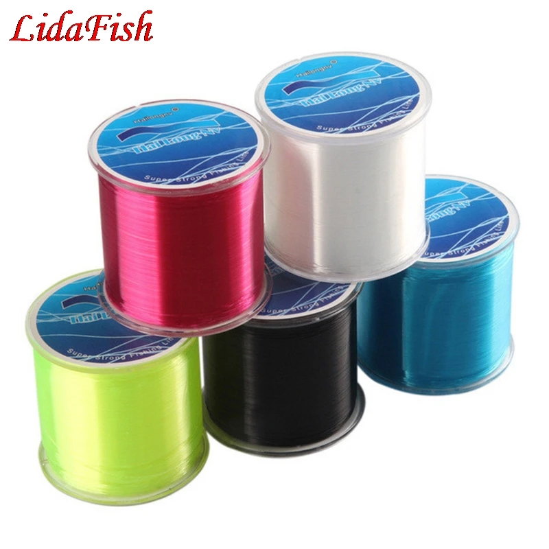 

Five color 500m Nylon Fishing Line Maximum pulling force 1.8-23.7kg Japan Monofilament Rock Sea For Fishing Pesca