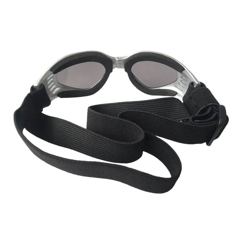 Складывающиеся очки для собак средних и больших собак для домашних животных водонепроницаемые защитные очки для собак УФ солнцезащитные очки